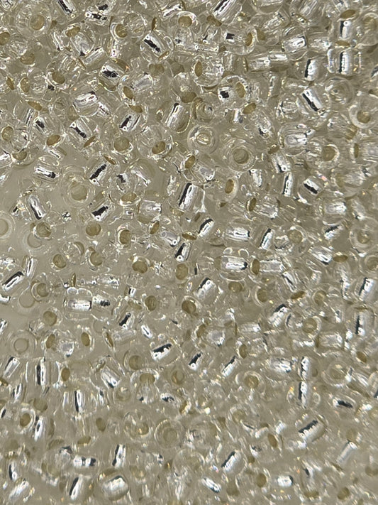 TOHO #11 Seeds - 21 - Silver Lined Crystal - 10 gms
