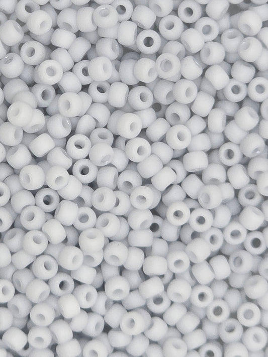 TOHO #11 Seeds - 767 - Opaque Pastel Frosted Light Grey - 10 gms