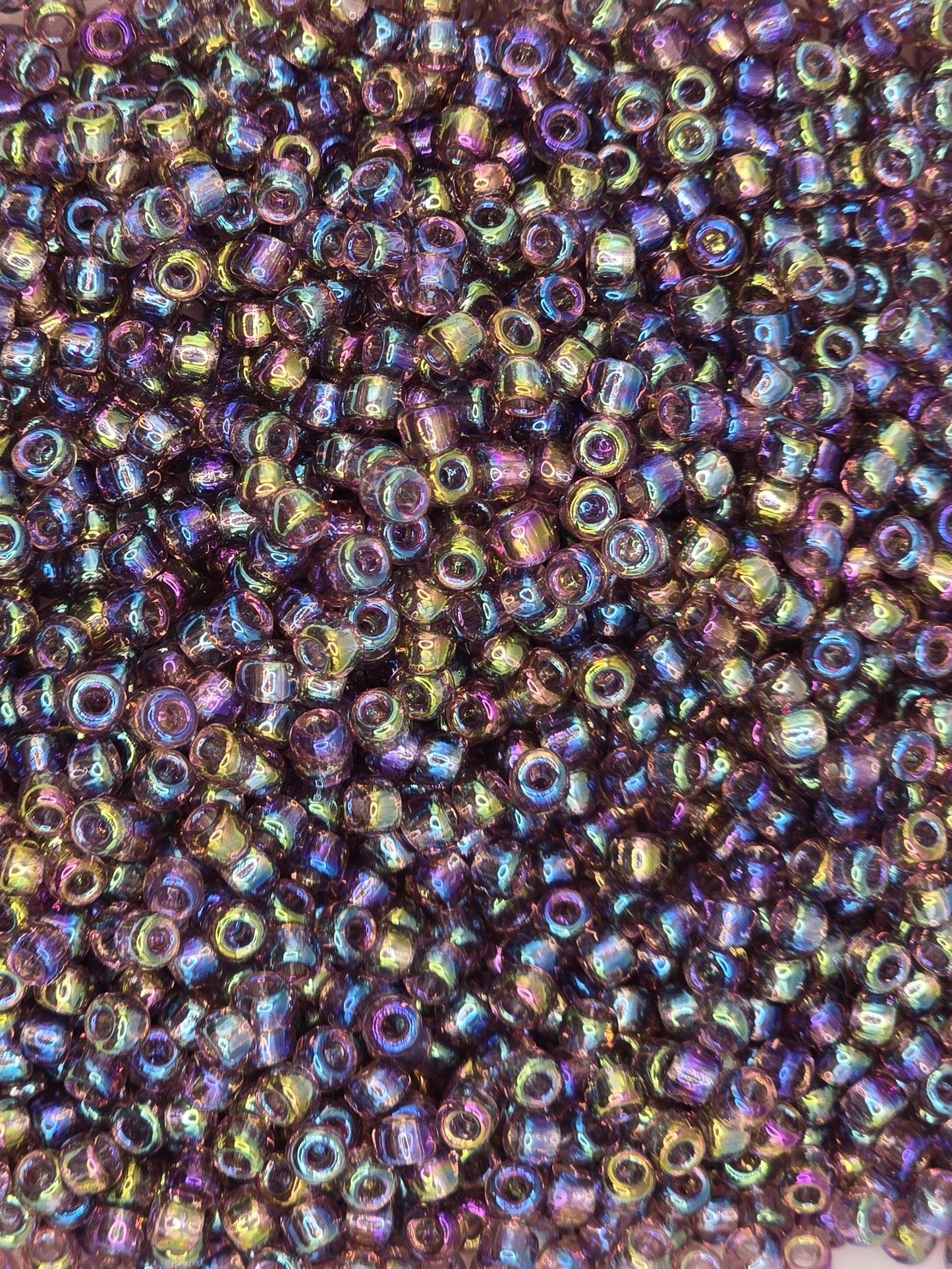 Czech #8 Seeds - Transparent Rainbow Lilac - 10 grams