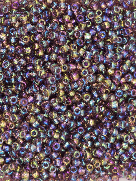 Czech #8 Seeds - Transparent Rainbow Lilac - 10 grams