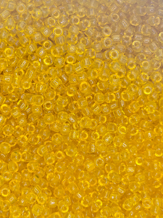 Czech #8 Seeds - Transparent Yellow - 10 grams
