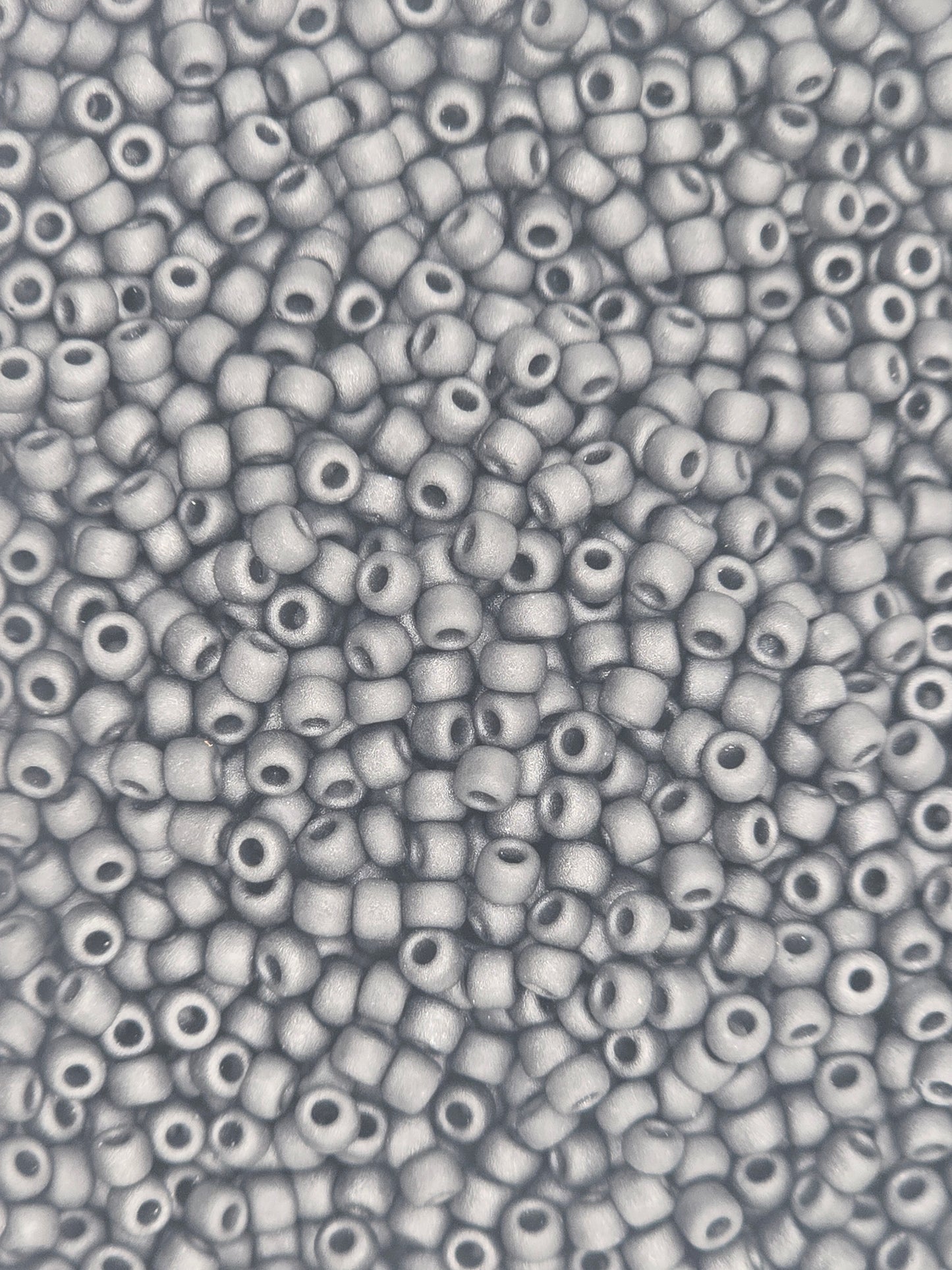 Czech #8 Seeds - Opaque Matte Black - 10 grams