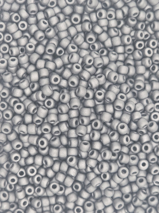 Czech #8 Seeds - Opaque Matte Black - 10 grams