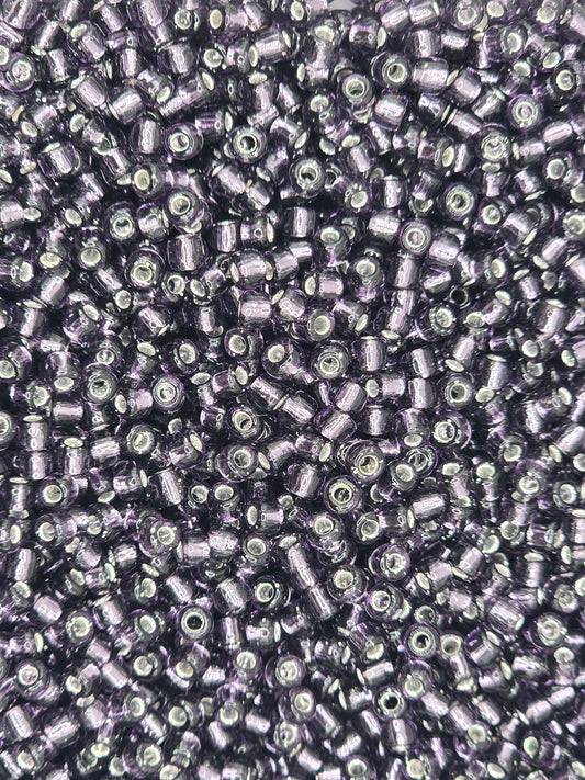 Czech #8 Seeds - Silver Lined Purple - 10 grams