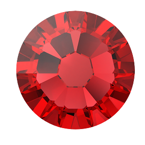 Swarovski Non Hot Fix - SS30 - Light Siam - Pack 12