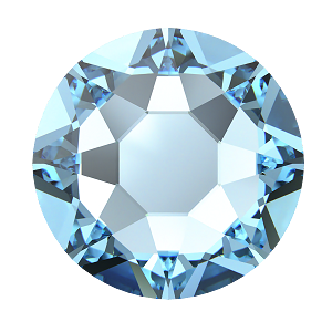 Swarovski Non Hot Fix - SS20 - Aquamarine - Pack 12