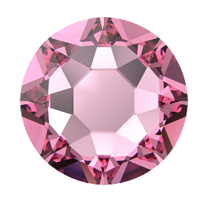Swarovski Hot Fix - SS10 - Rose - Pack 24