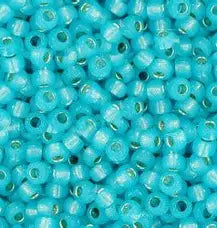 TOHO #8 Seeds - 2117 - Silver Lined Milky Aqua - 10 gms