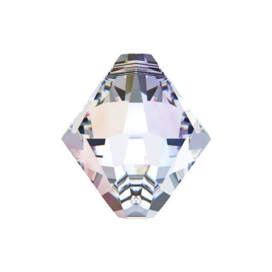 Swarovski 6301 Top Drilled Bicone - 6mm - Crystal AB - 10 pcs