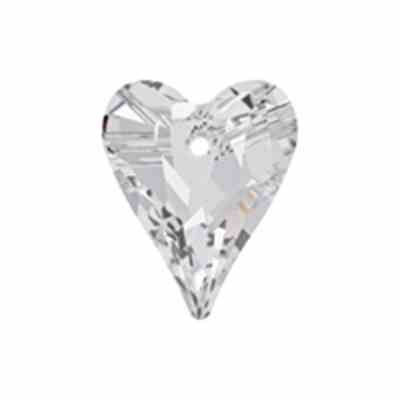 Swarovski 6240 - 27mm - Wild Heart Pendant - Crystal