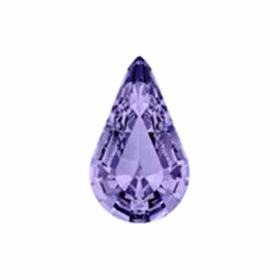 Swarovski 4300 - Pear - 10x6mm - Tanzanite - Pack 4