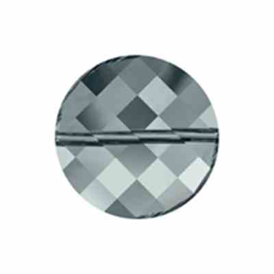 Swarovski 5621 - 14mm - Twist Bead - Black Diamond - Pack 2