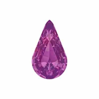Swarovski 4300 - Pear - 13x7mm - Amethyst - Pack 4