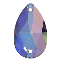 Swarovski 3230 Sew on Stone - 12x7 Drop - Crystal AB/Foil Back - Pack 5