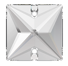 Swarovski 3240 Sew on Stone - 22mm Square - Crystal/Foil Back