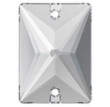 Swarovski 3250 Sew on Stone - 18x13 Rectangle - Crystal/Foil Back