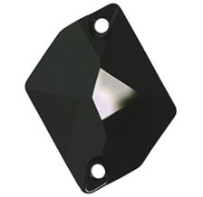 Swarovski 3265 Sew on Stone - 26x21 Cosmic - Jet