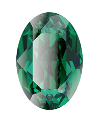 Swarovski 4120 25x18mm Oval Stone - Emerald