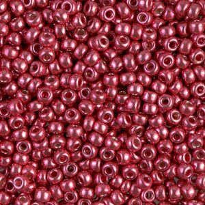MIYUKI #11 Seed Bead - 11-4211 DURACOAT Galvanized Light Cranberry - 10 gms