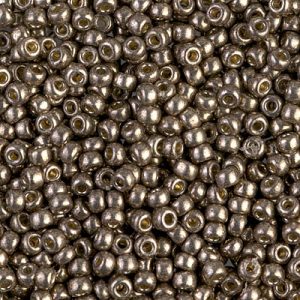 MIYUKI #11 Seed Bead - 11-4222 DURACOAT Galvanized Pewter - 10 gms