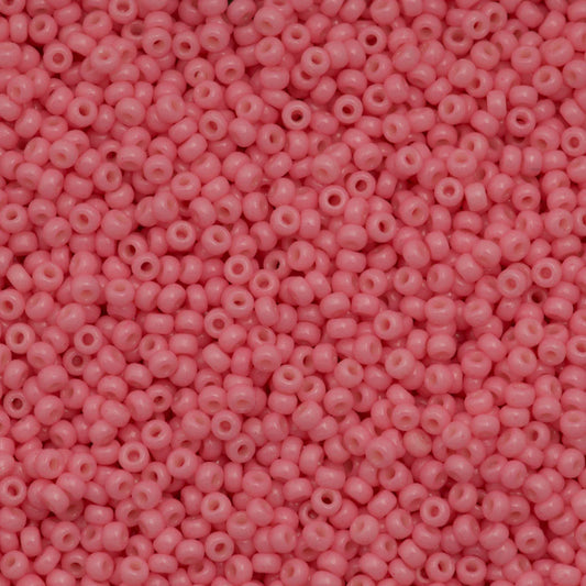 MIYUKI #11 Seed Bead - 11-4463 DURACOAT Opaque Dyed Pink - 10 gms