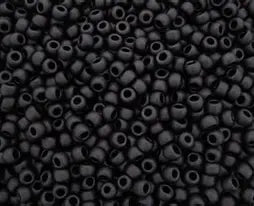 TOHO #8 Seeds - 49F - Opaque Frosted Jet - 10 gms