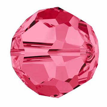 Swarovski 5000 Round - 6mm - Indian Pink - 20 pcs