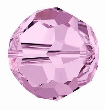 Swarovski 5000 Round - 6mm - Light Amethyst - 20 pcs