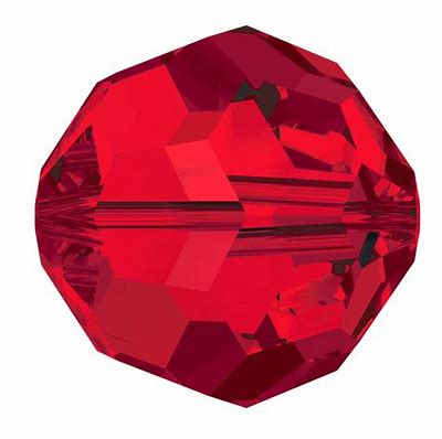 Swarovski 5000 Round - 6mm - Light Siam - 20 pcs