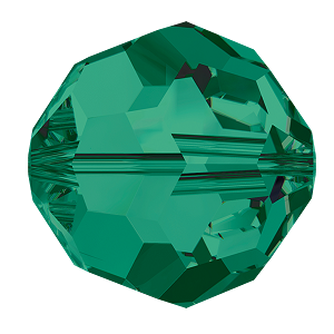 Swarovski 5000 Round - 4mm - Emerald - 20 pcs