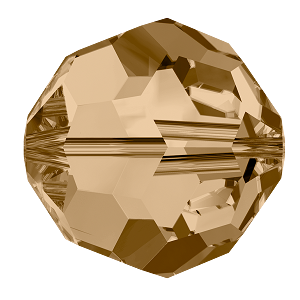 Swarovski 5000 Round - 2mm - Golden Shadow - 20 pcs