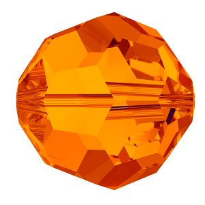 Swarovski 5000 Round - 3mm - Tangerine - 20 pcs