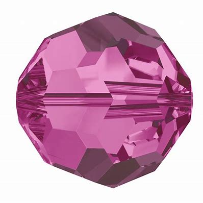 Swarovski 5000 Round - 6mm - Fuschia - 20 pcs