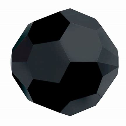 Swarovski 5000 Round - 6mm - Jet - 20 pcs