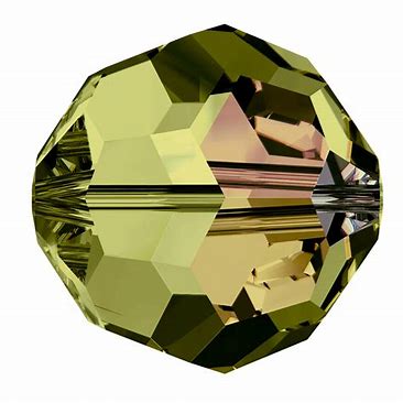 Swarovski 5000 Round - 6mm - Olivine AB - 20 pcs