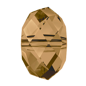 Swarovski 5040 - Rondelle Beads - 8mm - Bronze Shade - 6 pieces