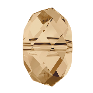 Swarovski 5040 - Rondelle Beads - 12mm - Golden Shadow - 2 pieces