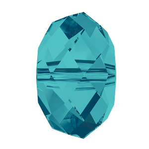 Swarovski 5040 - Rondelle Beads - 6mm - Indicolite - 6 pieces