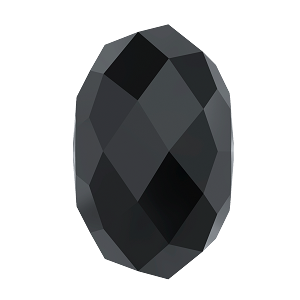 Swarovski 5040 - Rondelle Beads - 12mm - Jet - 2 pieces