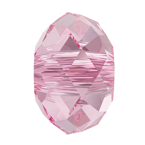 Swarovski 5040 - Rondelle Beads - 6mm - Light Rose - 6 pieces