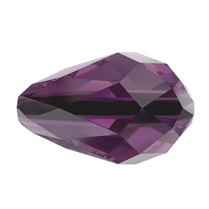 Swarovski 5500 - 9x6mm - Vertical Drop Bead - Amethyst - Pack 2