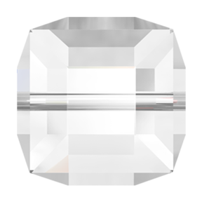 Swarovski 5601 - Cube - 6mm - Crystal - 4 pcs