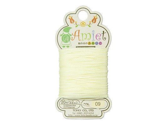 Amiet Beading Cord - 9 - Jonquil - 20 metres