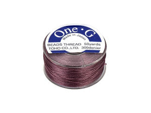 Toho One-G Beading Thread - 50 yards - Mauve