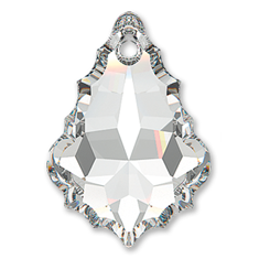 Swarovski 6090 - 38mm - Baroque Pendant - Crystal