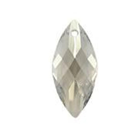 Swarovski 6110 - 30x14mm - Teardrop Pendant - Silver Shade