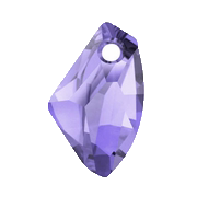 Swarovski 6656 - 19mm - Galatic Pendant - Tanzanite - Pack 2