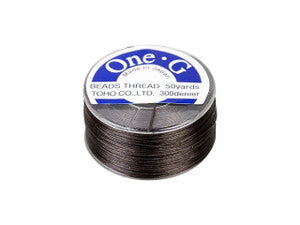 Toho One-G Beading Thread - 50 yards - Brown