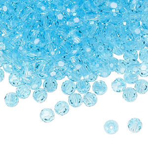 PRECIOSA 4mm Rounds - Aqua Bohemica - 72 pcs ( 1/2 gross)