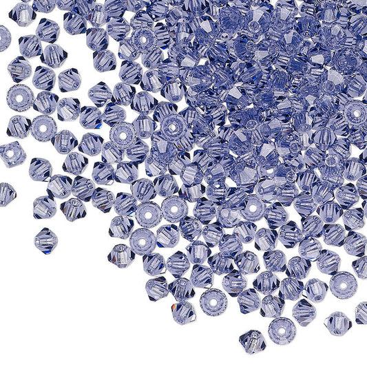PRECIOSA 3mm Bicones - Tanzanite - 144 pcs ( 1 gross)